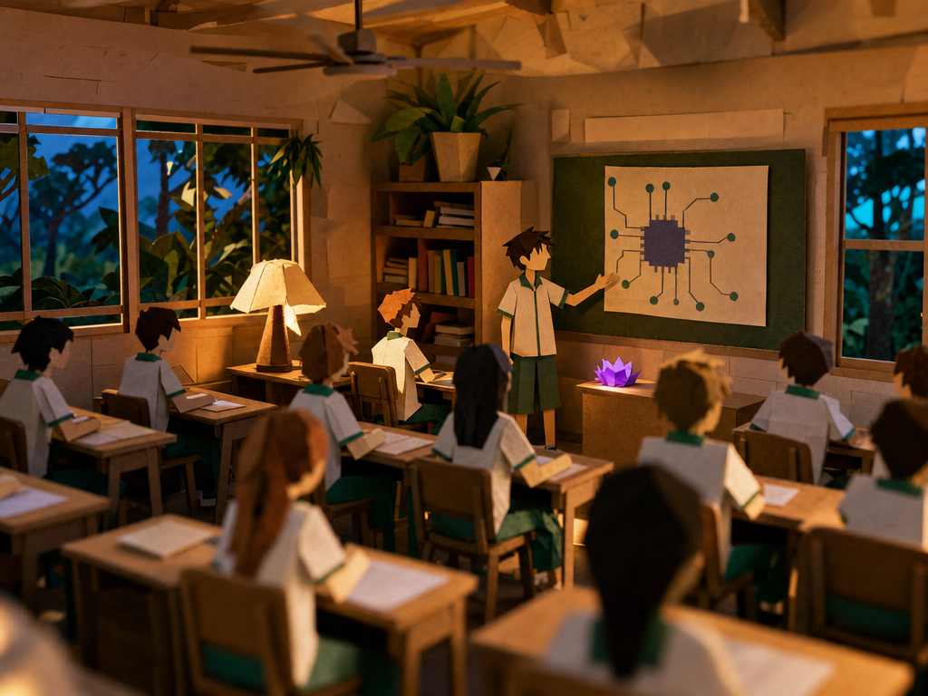 Presenting AI to my Queensland classroom, 2008